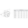 ZILON ZFO 100 вентилятор канальный круглый — 290 м³/ч, Ø100 (220В) в стальном корпусе